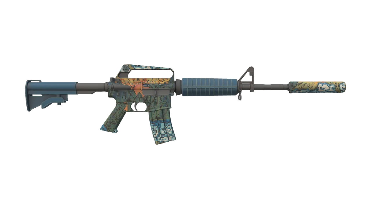 M4A1-S | Solitude seed #505, back
