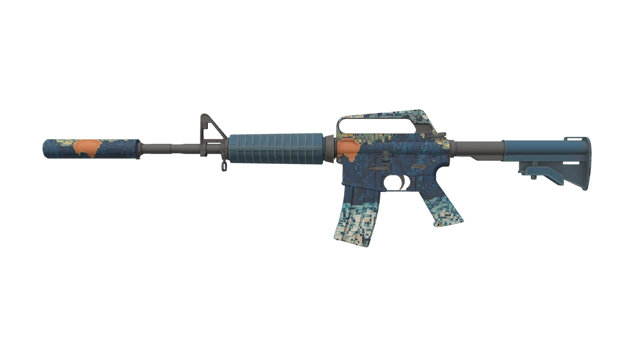 M4A1-S | Solitude seed #509, front