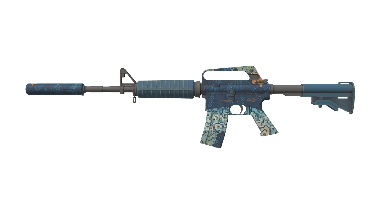M4A1-S | Solitude seed #51, front