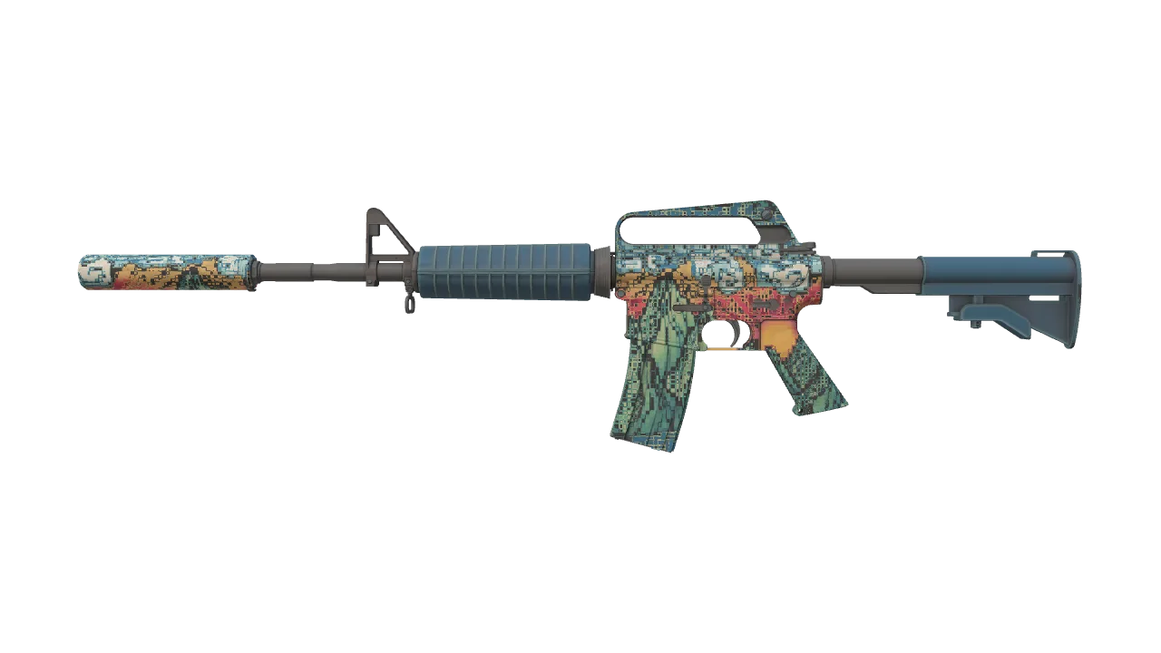 M4A1-S | Solitude seed #511, front