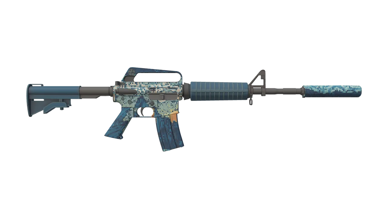 M4A1-S | Solitude seed #516, back