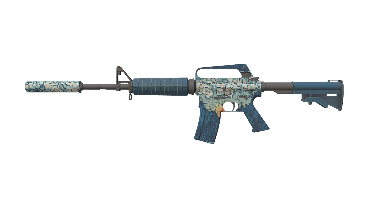 M4A1-S | Solitude seed #516, front