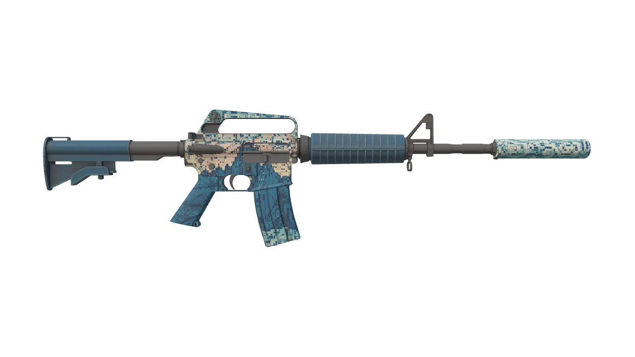 M4A1-S | Solitude seed #517, back