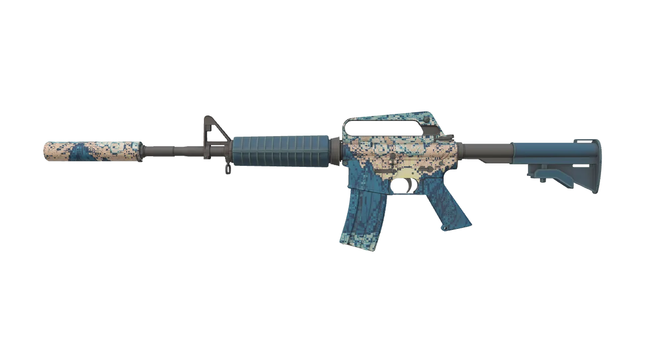 M4A1-S | Solitude seed #517, front