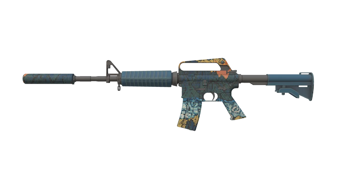 M4A1-S | Solitude seed #518, front