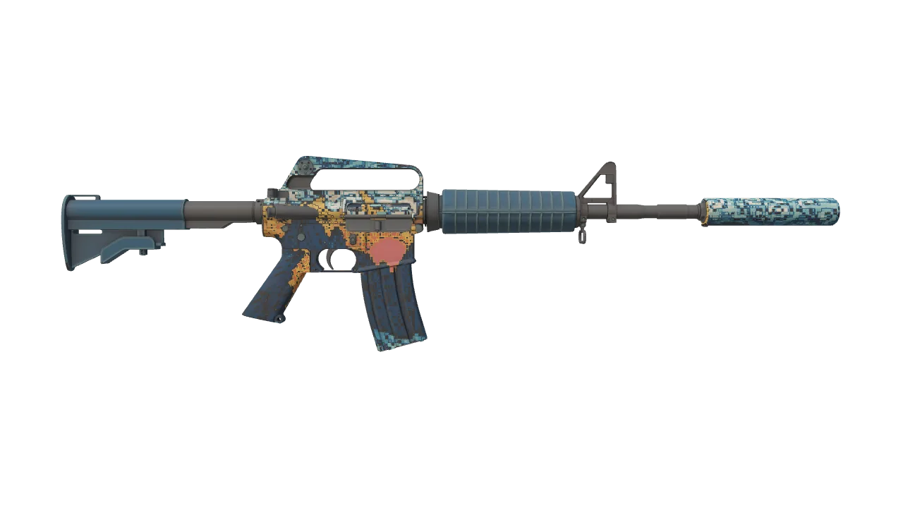 M4A1-S | Solitude seed #519, back