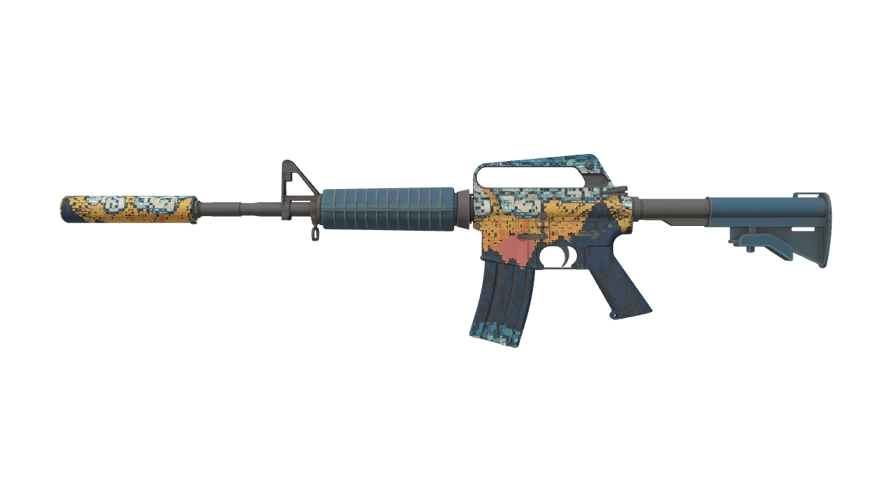 M4A1-S | Solitude seed #519, front