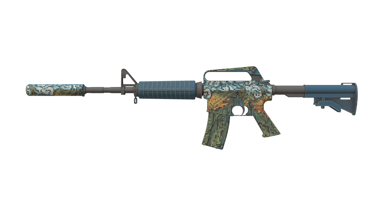 M4A1-S | Solitude seed #52, front