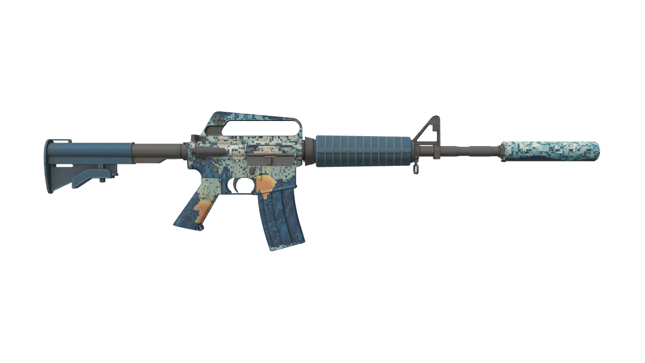 M4A1-S | Solitude seed #520, back