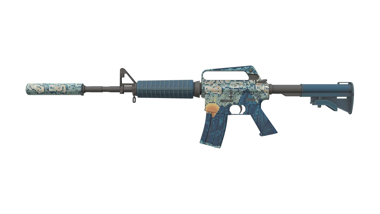 M4A1-S | Solitude seed #520, front