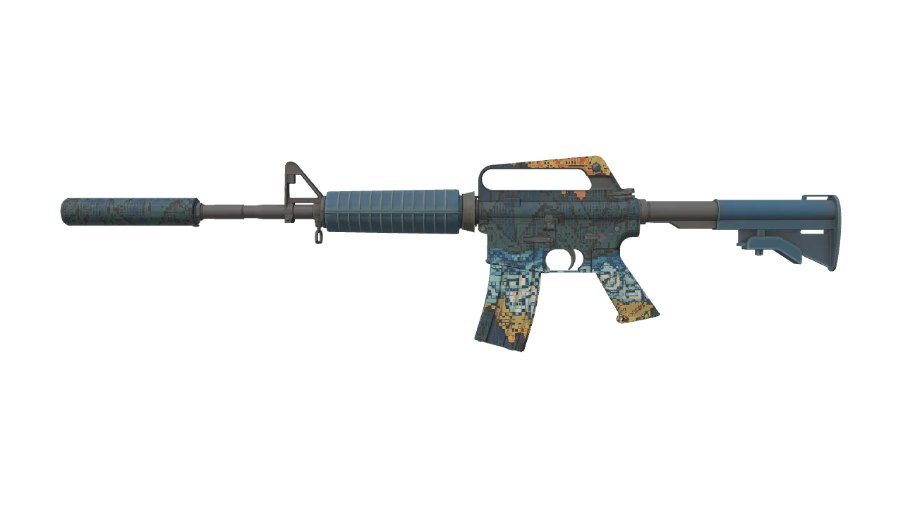M4A1-S | Solitude seed #522, front