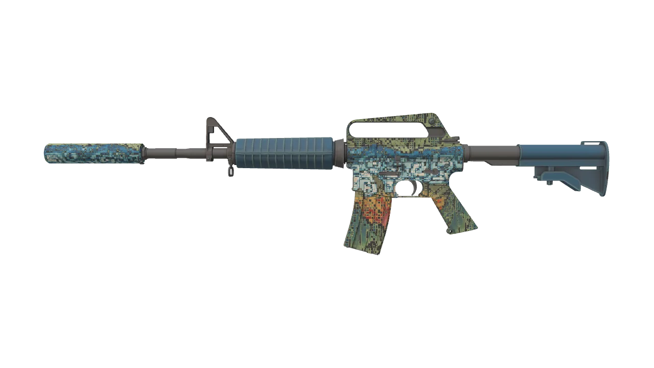 M4A1-S | Solitude seed #523, front