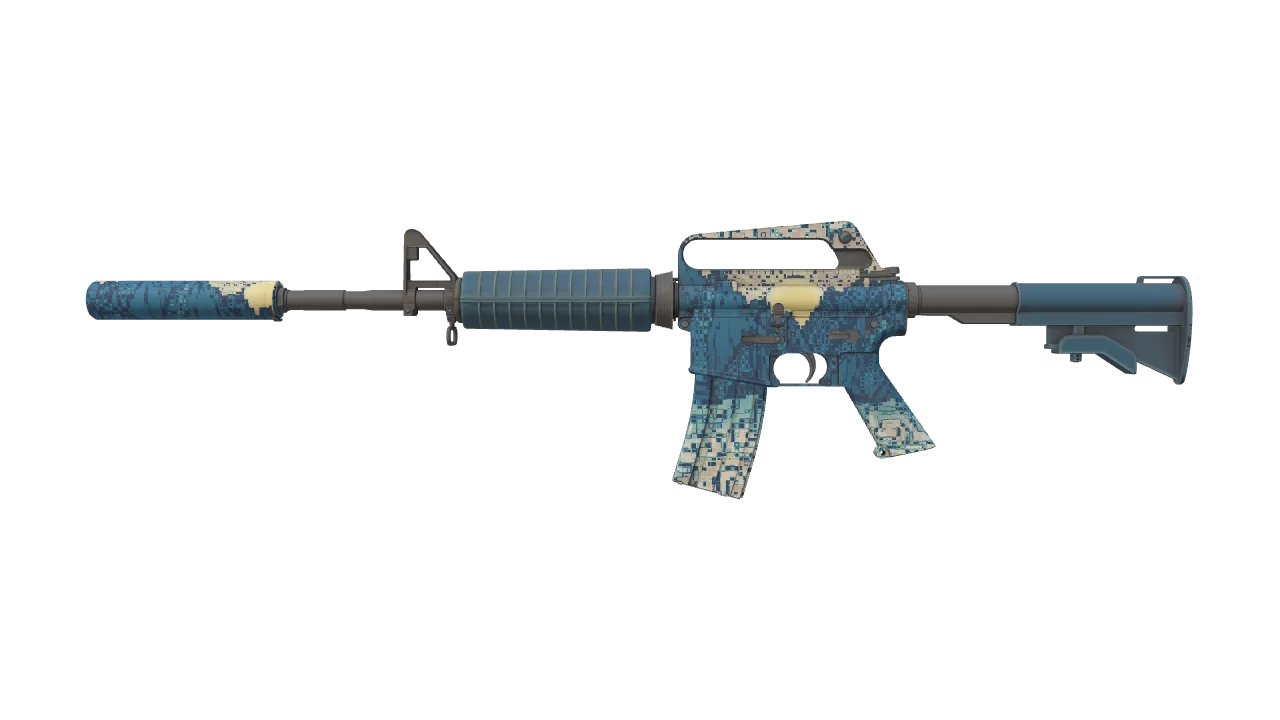 M4A1-S | Solitude seed #525, front