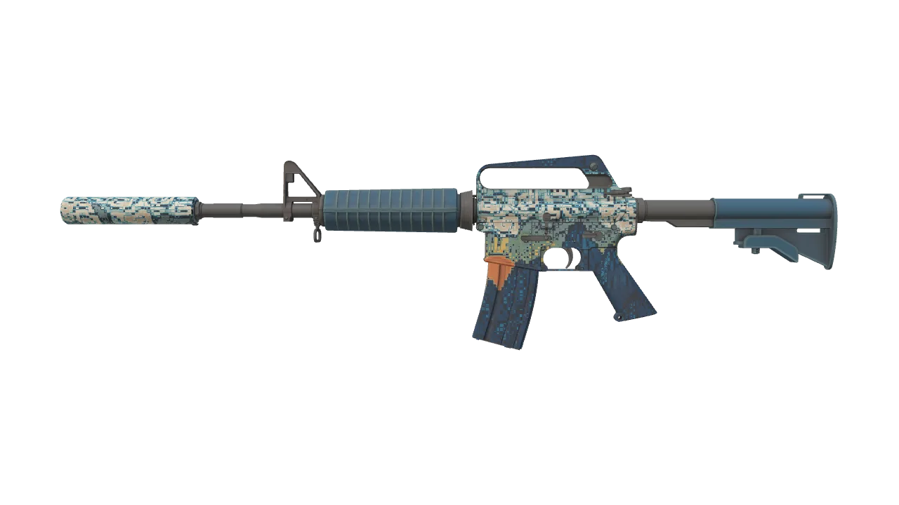 M4A1-S | Solitude seed #528, front