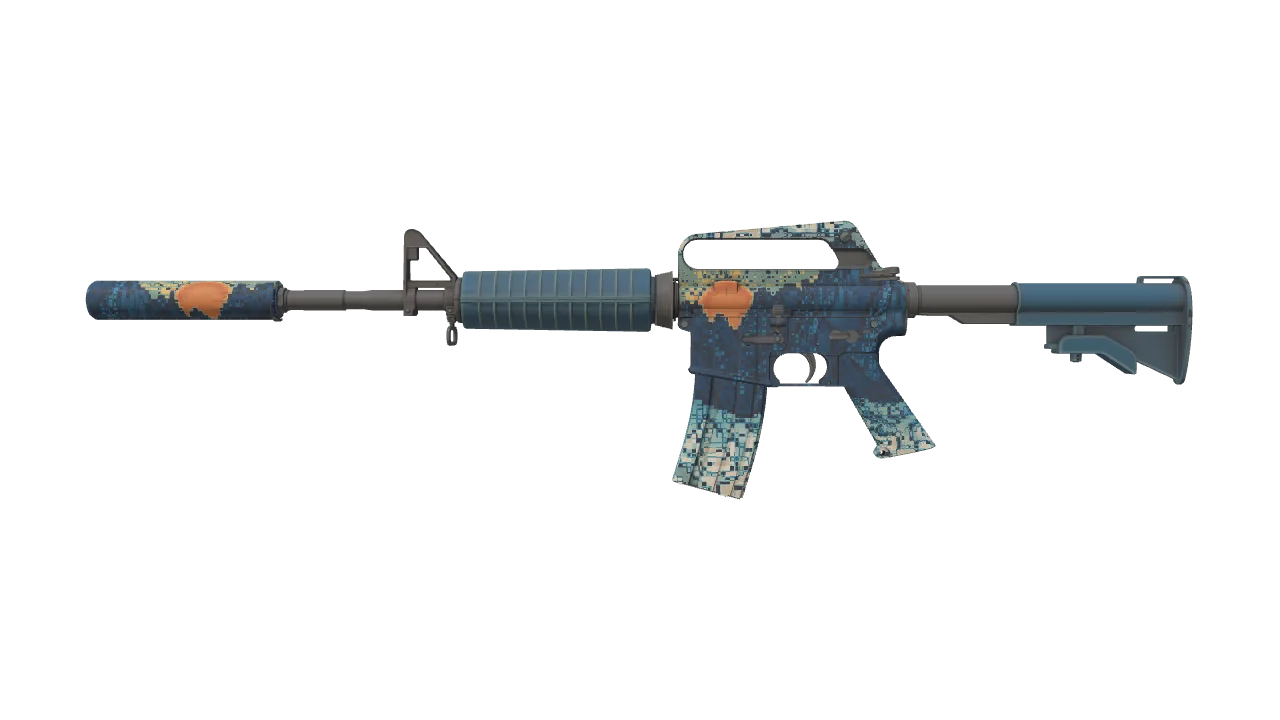 M4A1-S | Solitude seed #529, front