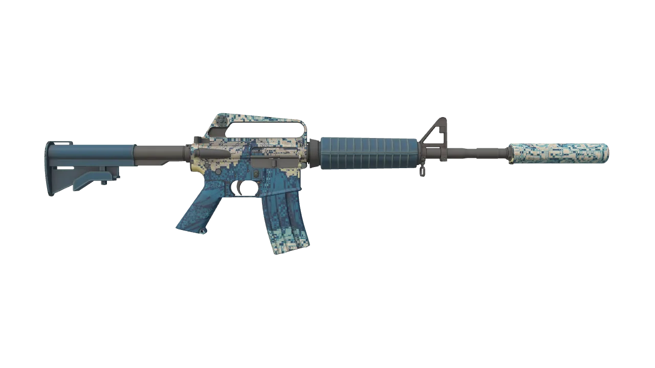 M4A1-S | Solitude seed #53, back
