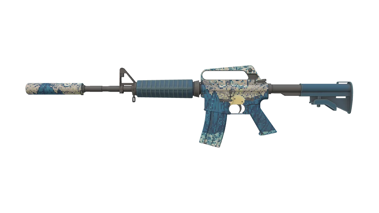 M4A1-S | Solitude seed #53, front