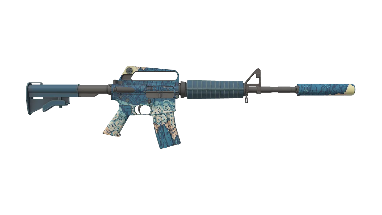 M4A1-S | Solitude seed #530, back