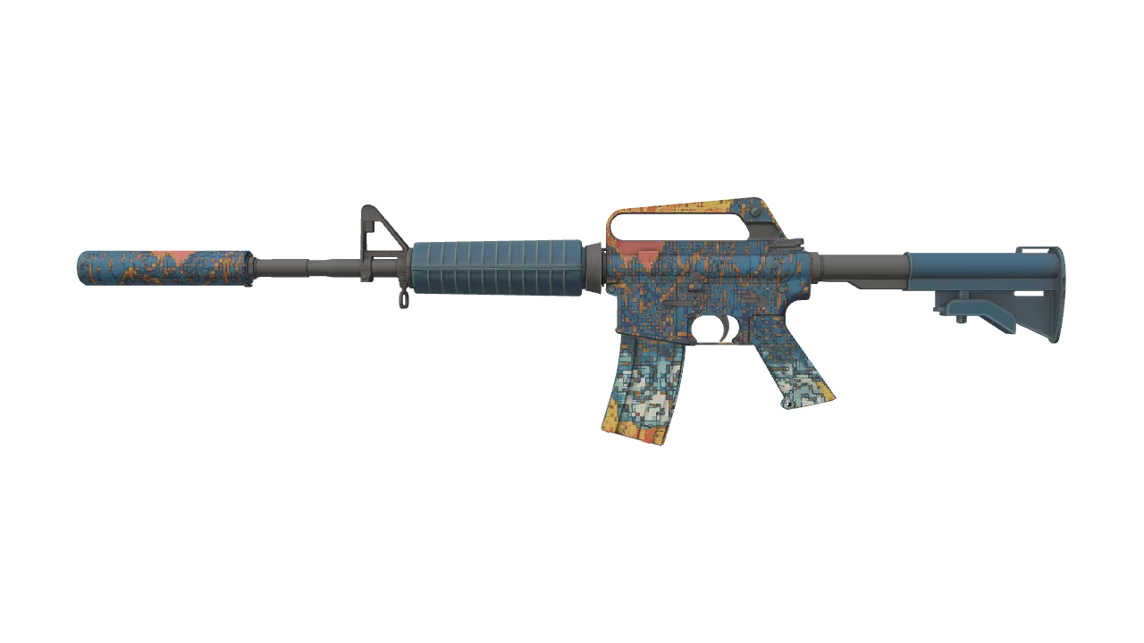 M4A1-S | Solitude seed #533, front
