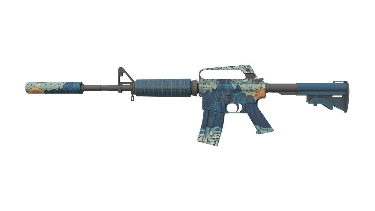 M4A1-S | Solitude seed #538, front