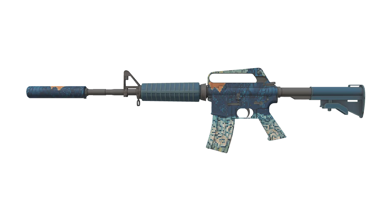 M4A1-S | Solitude seed #54, front