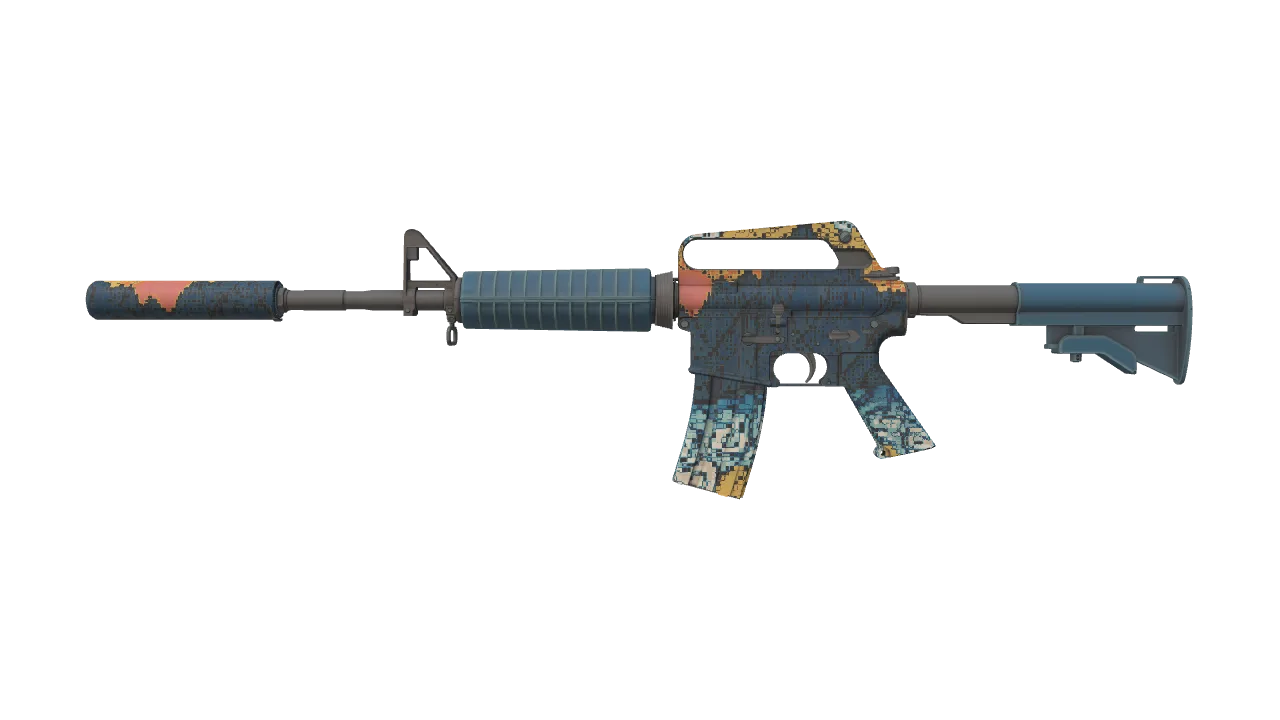 M4A1-S | Solitude seed #545, front