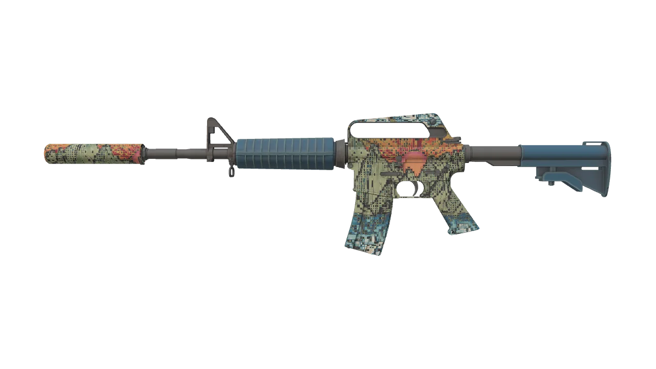 M4A1-S | Solitude seed #549, front