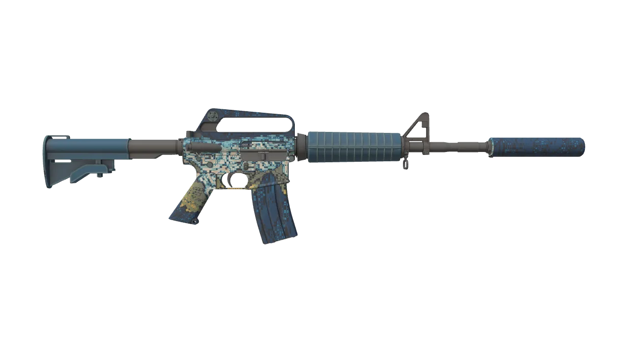 M4A1-S | Solitude seed #550, back