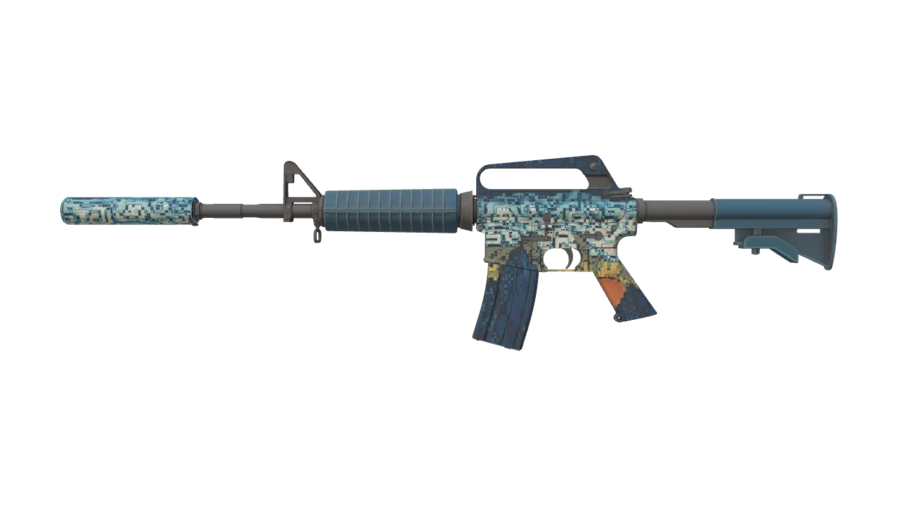 M4A1-S | Solitude seed #550, front