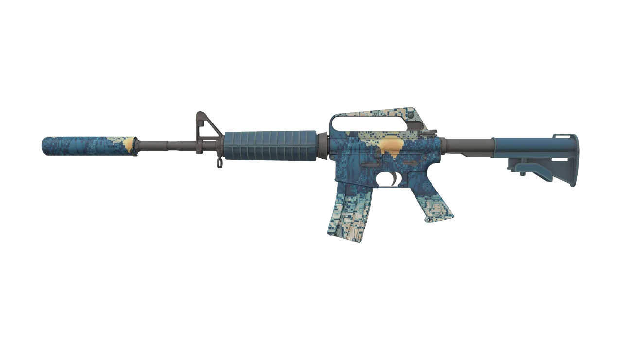 M4A1-S | Solitude seed #553, front