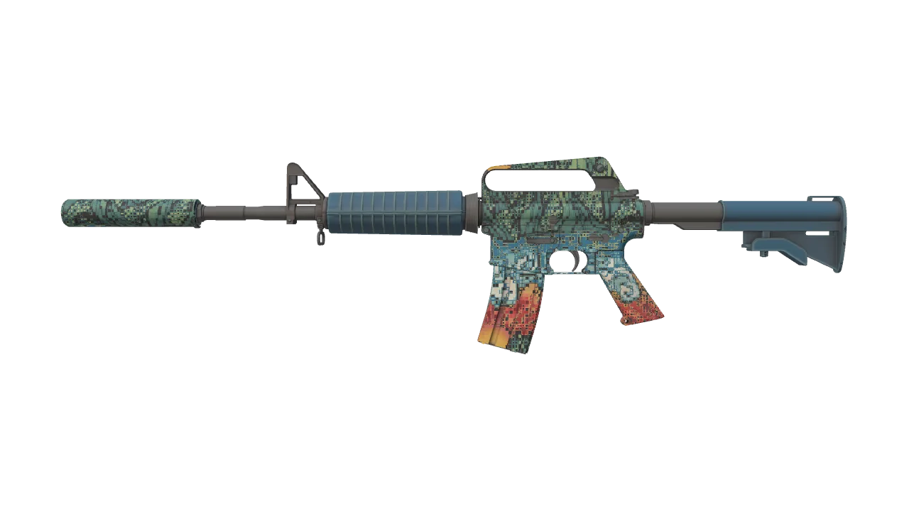 M4A1-S | Solitude seed #554, front