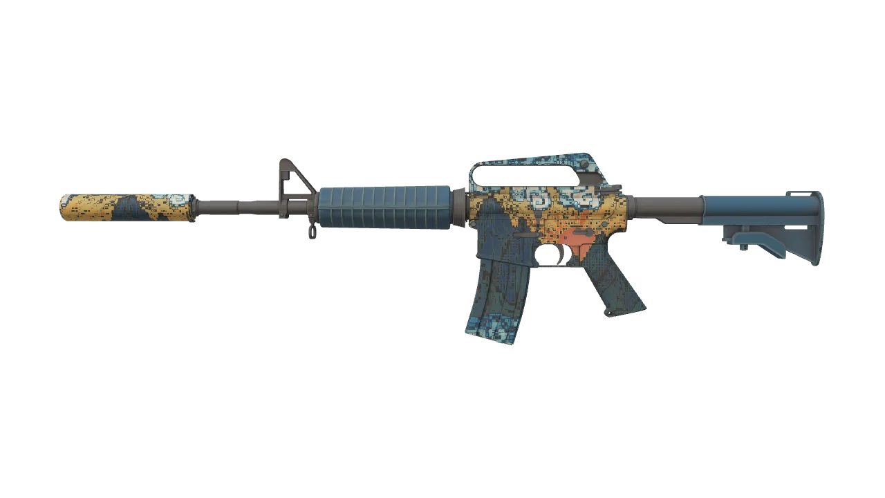 M4A1-S | Solitude seed #555, front