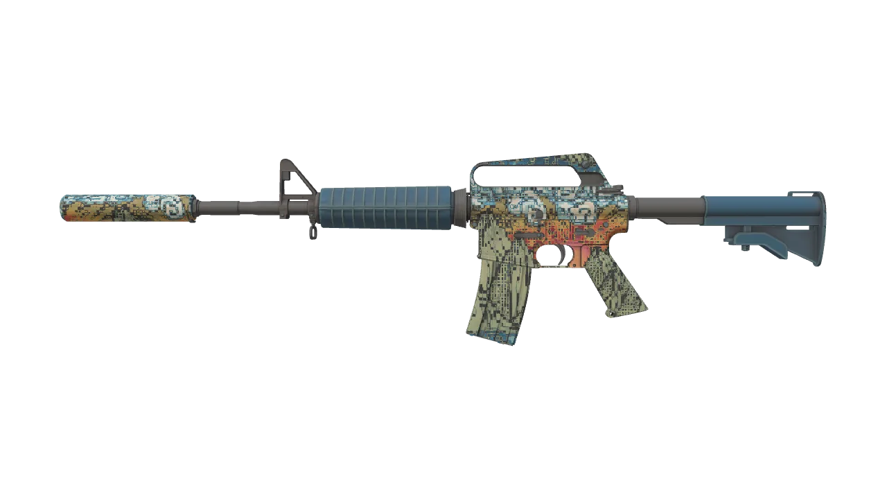 M4A1-S | Solitude seed #556, front