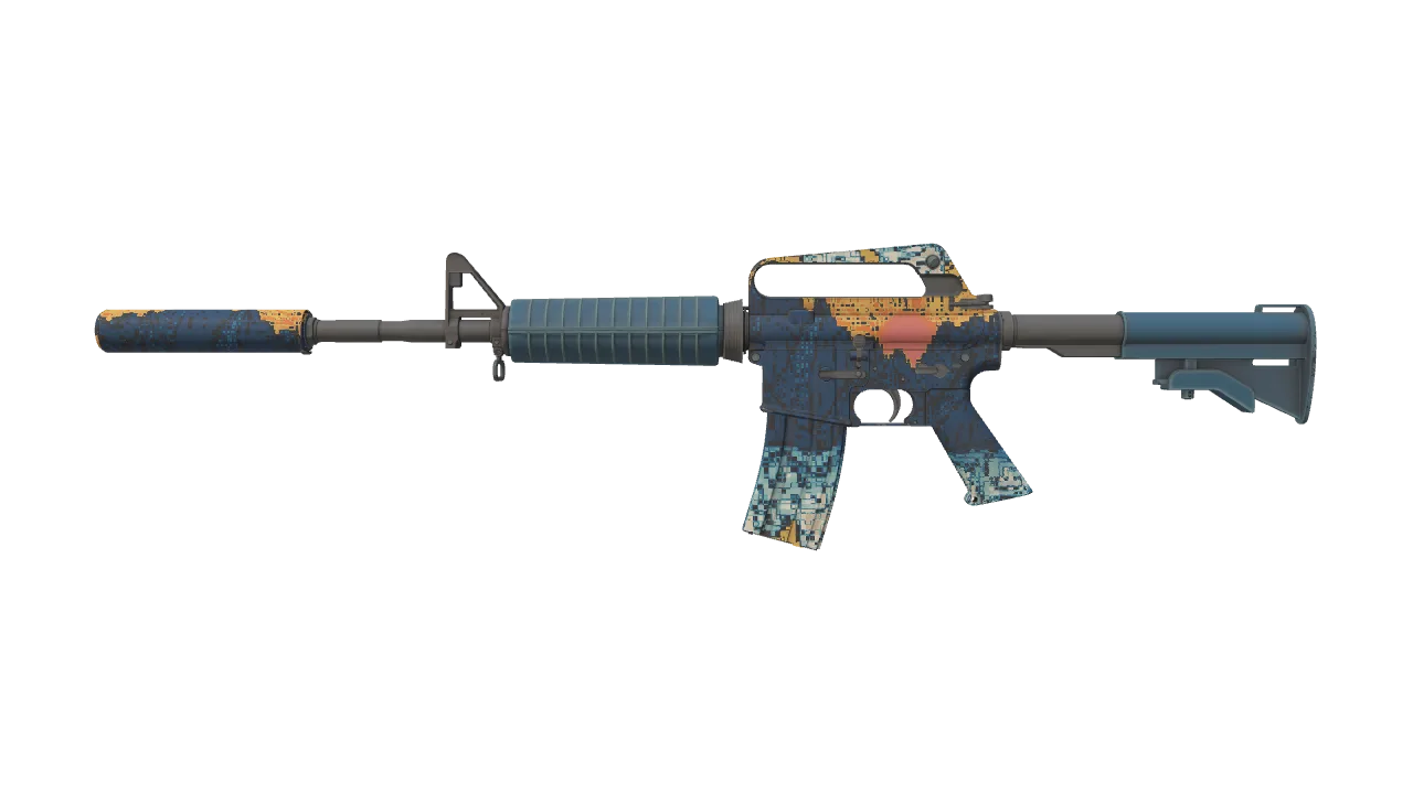 M4A1-S | Solitude seed #56, front
