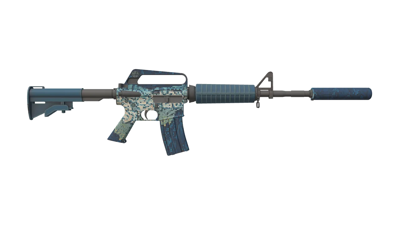 M4A1-S | Solitude seed #561, back