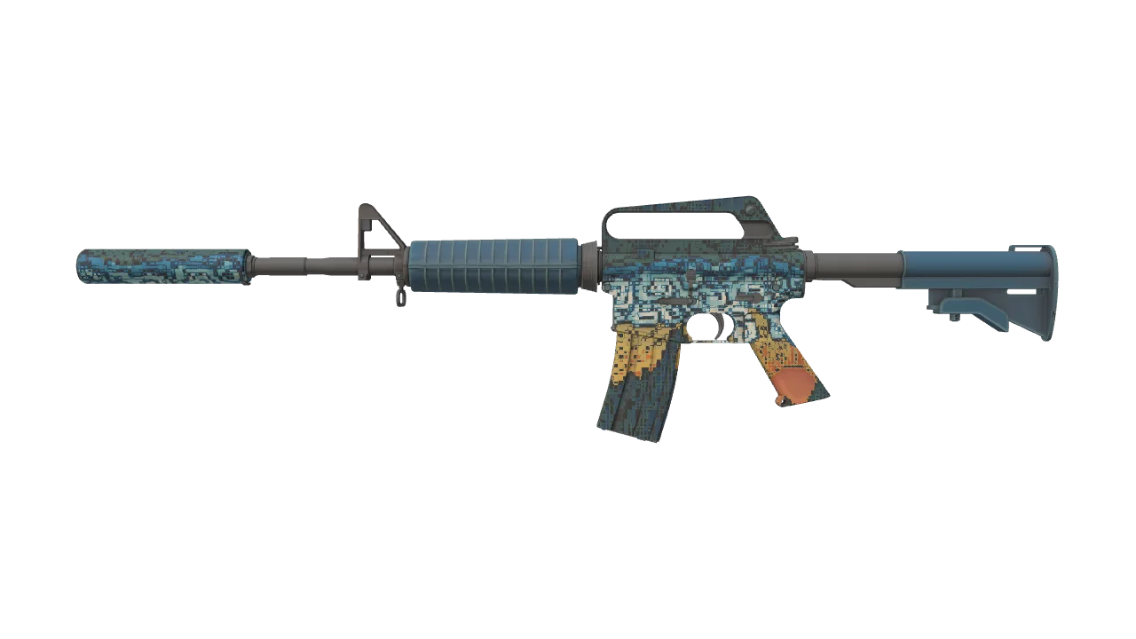 M4A1-S | Solitude seed #563, front