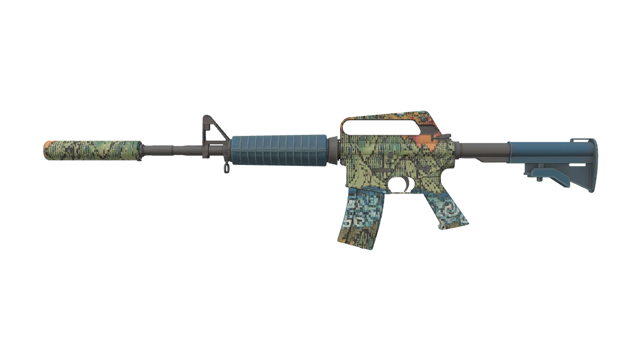 M4A1-S | Solitude seed #564, front