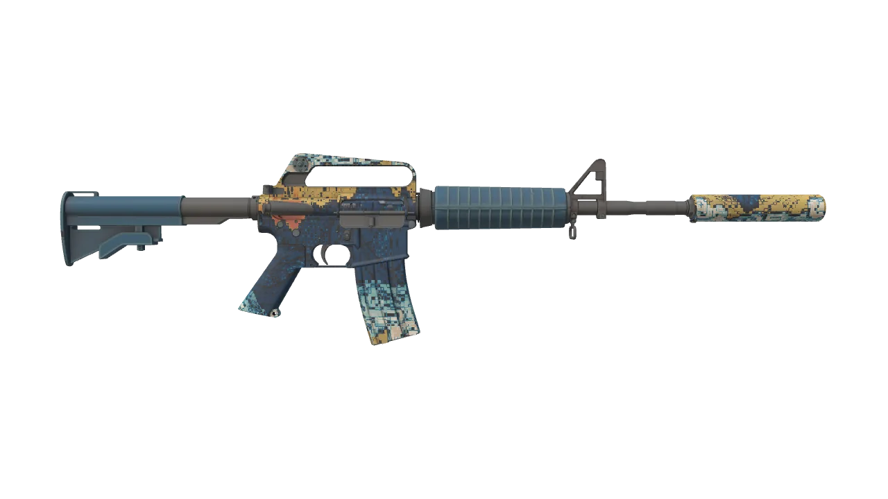 M4A1-S | Solitude seed #565, back