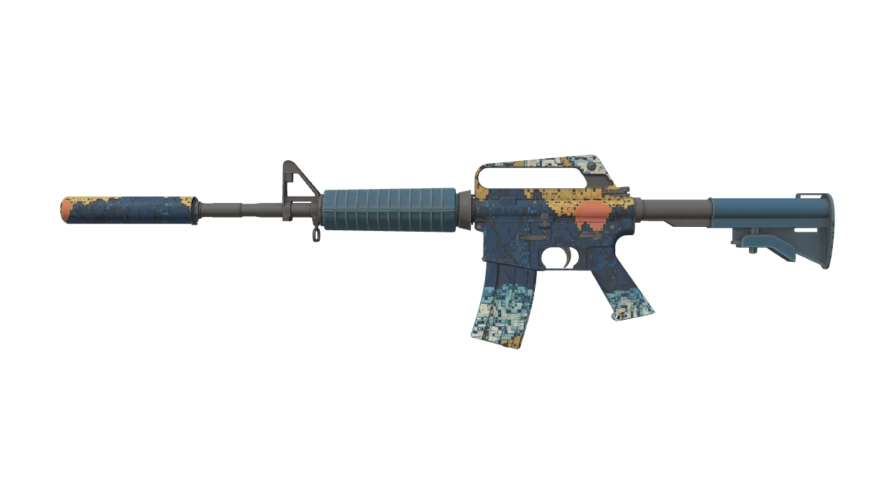 M4A1-S | Solitude seed #565, front