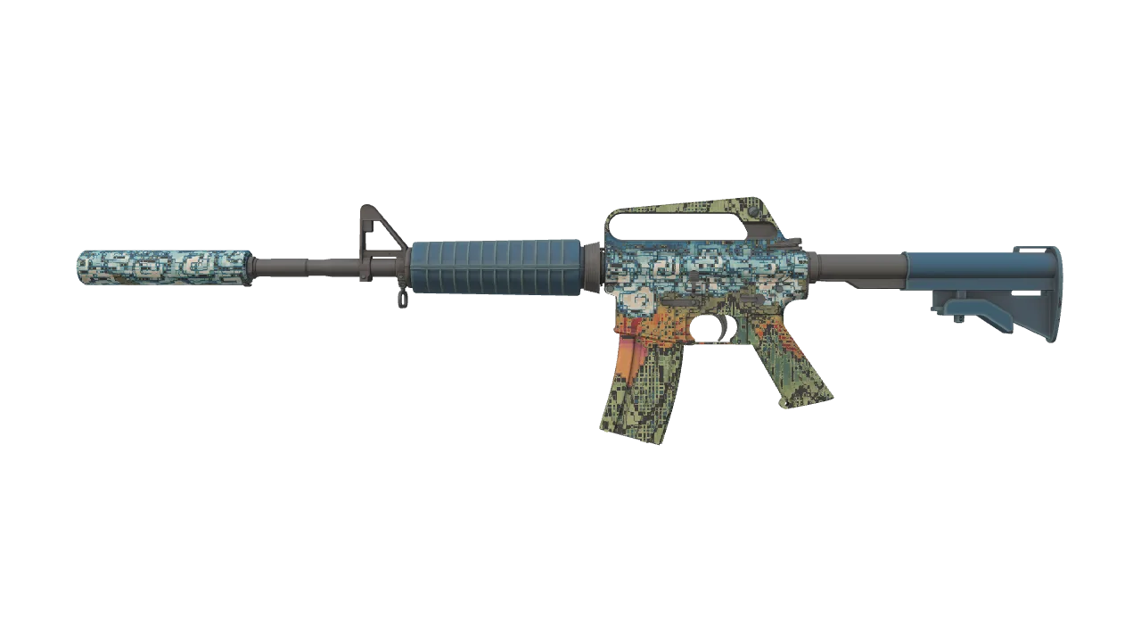 M4A1-S | Solitude seed #566, front
