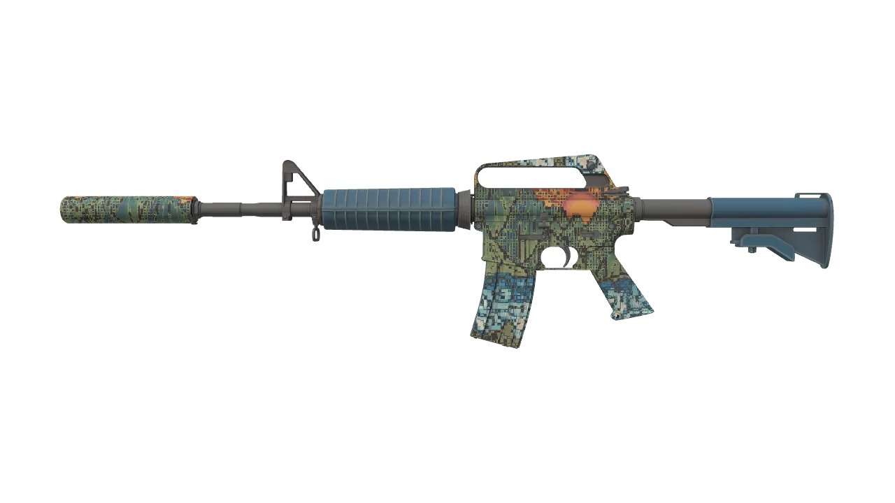 M4A1-S | Solitude seed #568, front