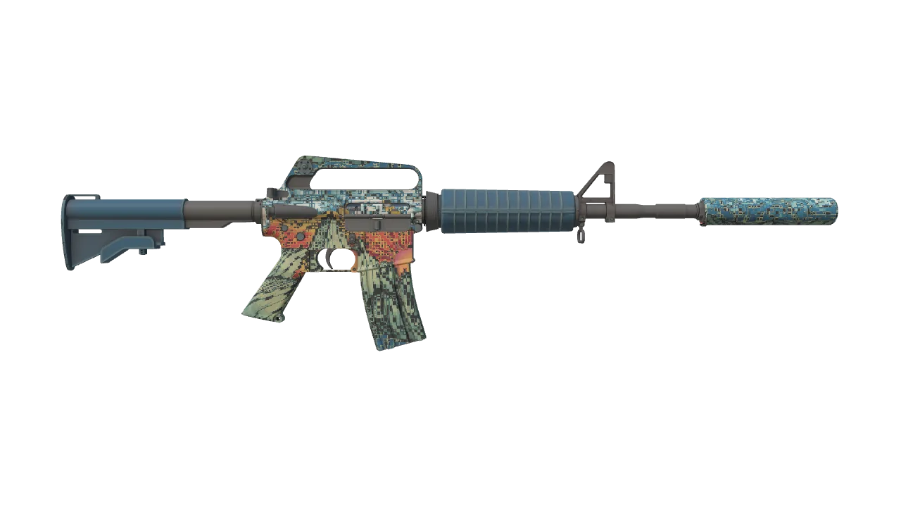 M4A1-S | Solitude seed #570, back