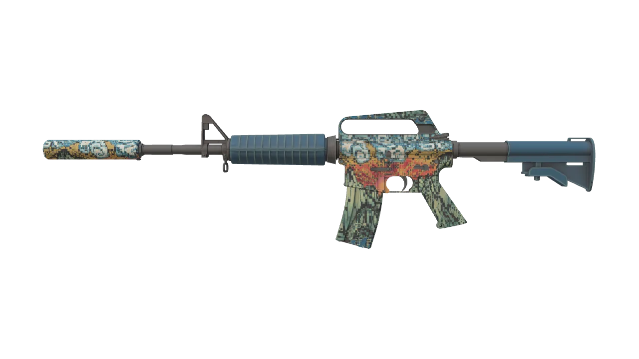 M4A1-S | Solitude seed #570, front