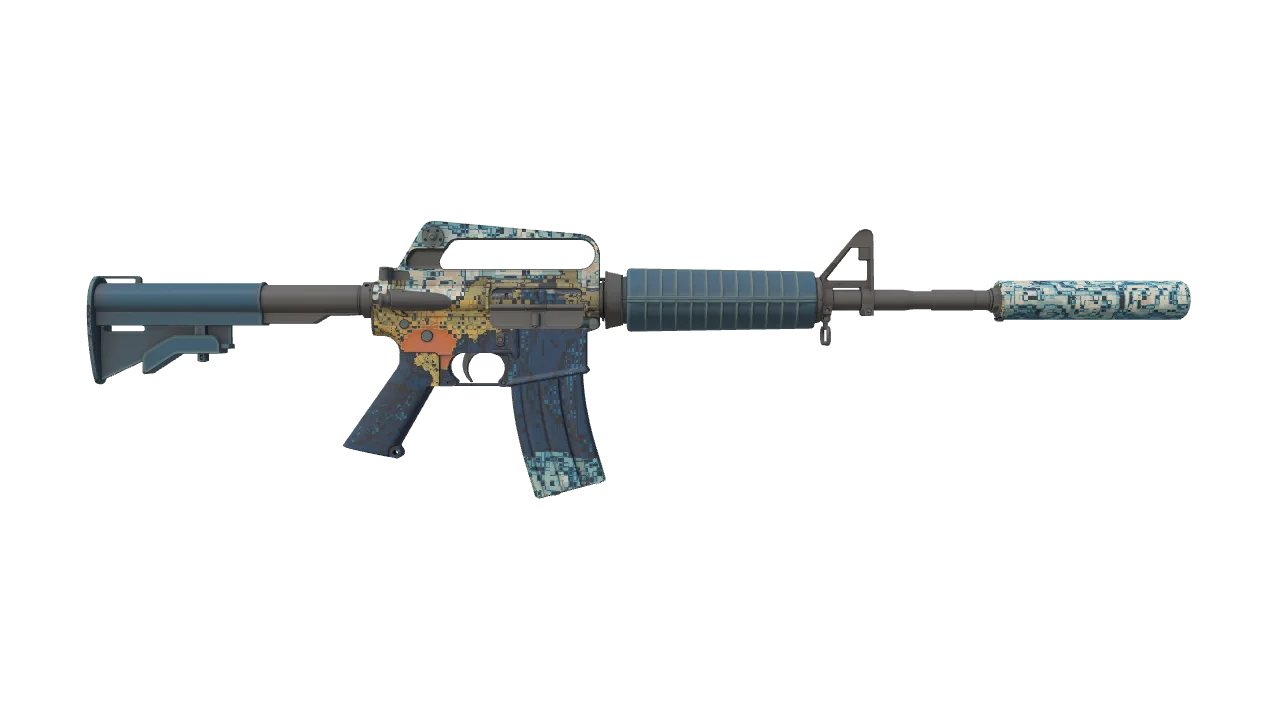 M4A1-S | Solitude seed #575, back