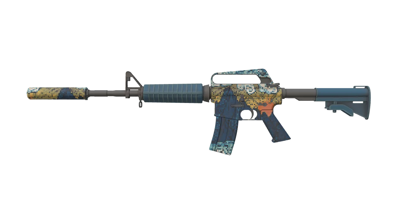 M4A1-S | Solitude seed #575, front