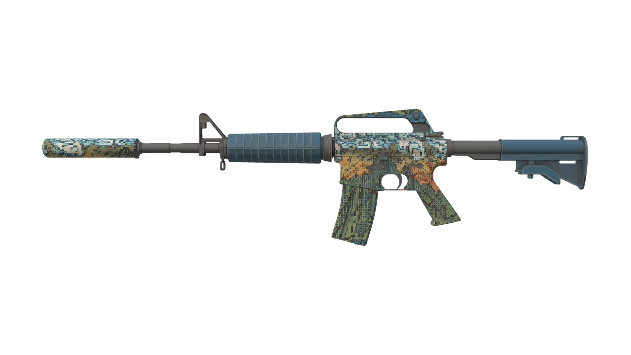 M4A1-S | Solitude seed #577, front