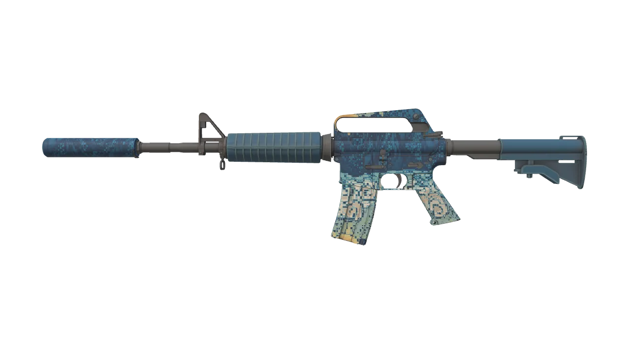 M4A1-S | Solitude seed #58, front