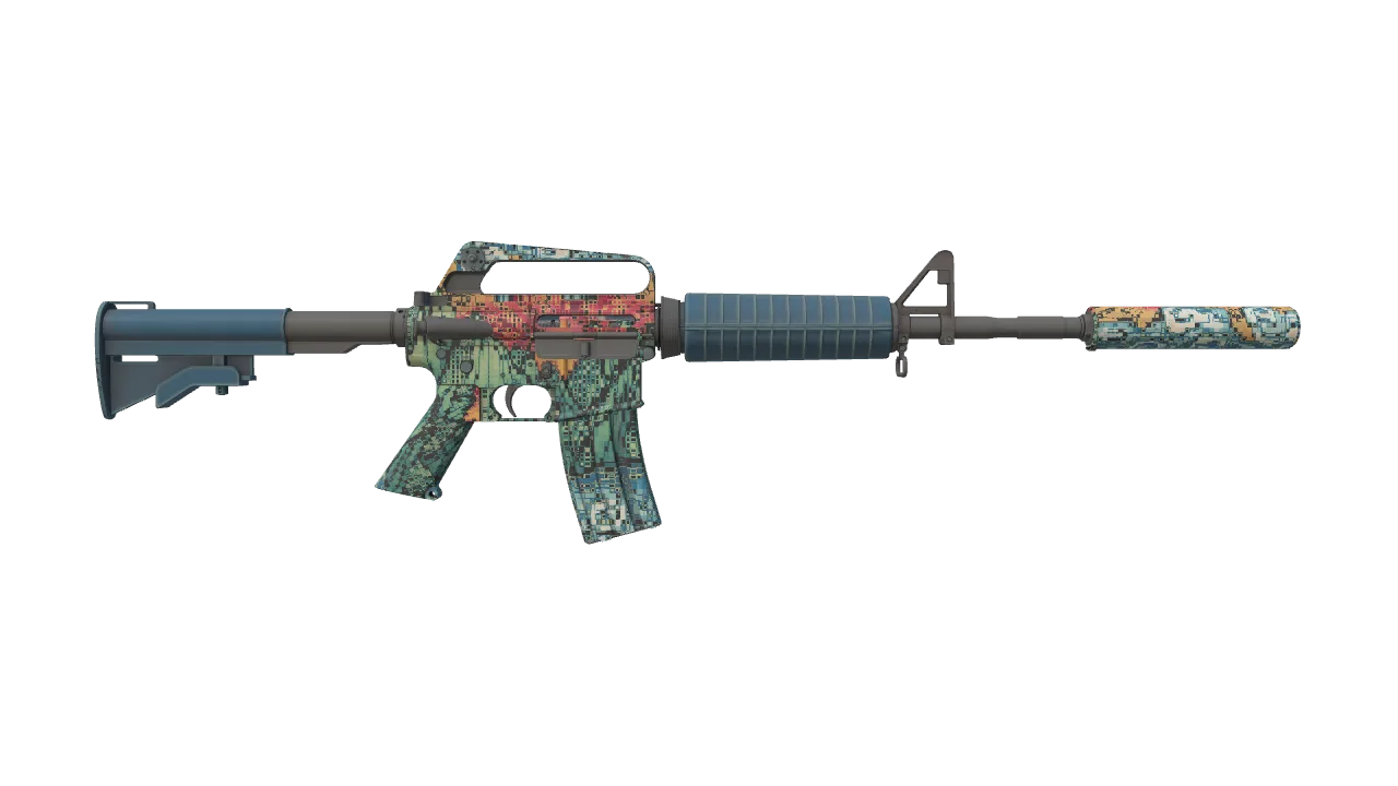 M4A1-S | Solitude seed #580, back
