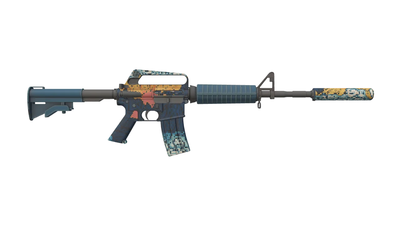 M4A1-S | Solitude seed #581, back