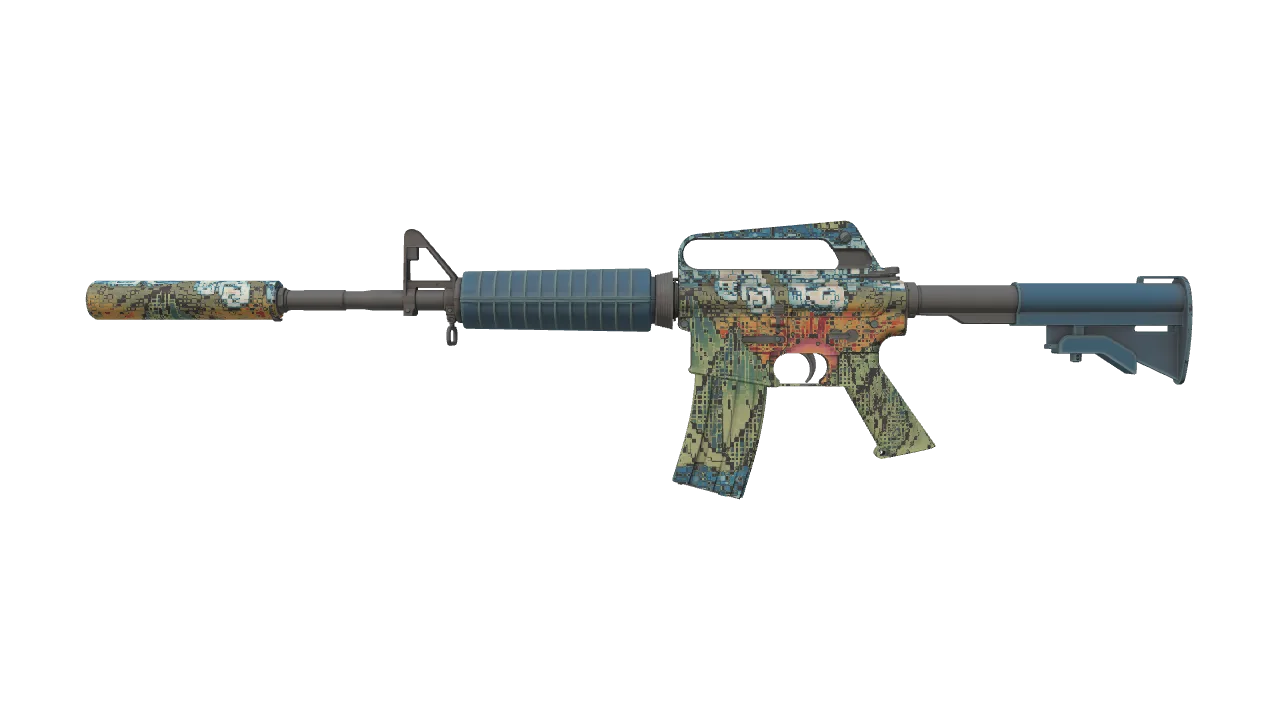 M4A1-S | Solitude seed #583, front